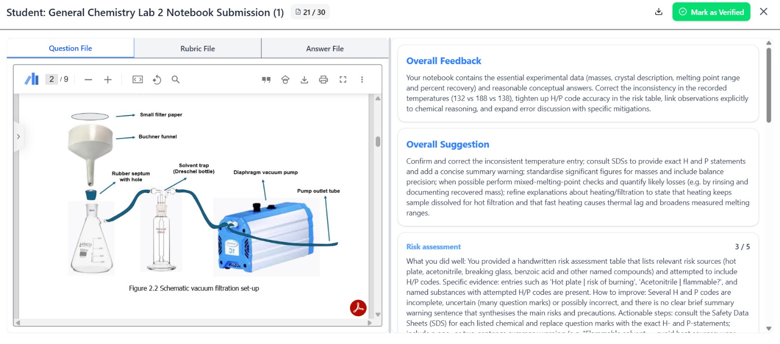 EduGrade AI dashboard preview